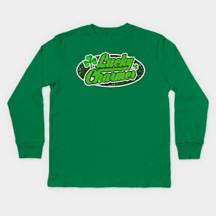 St Patricks Day Lucky Charmer Kids Long Sleeve T-Shirt